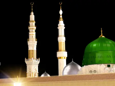 Prophets Mosque Masjid e nabvi  3D model