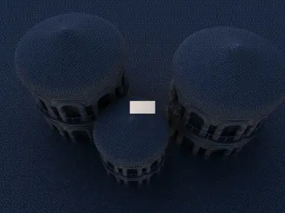 Environment Modelling Low-poly 3D model