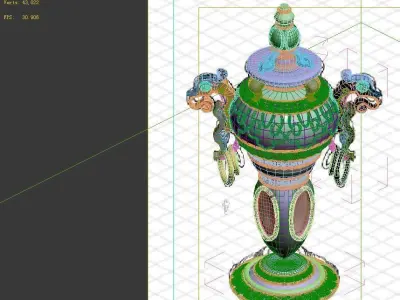 Game Model - Jade Lights 3D model