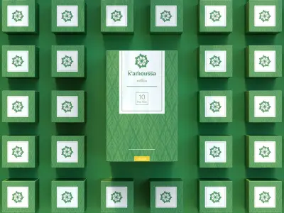 Packaging moroccan tea 3D model