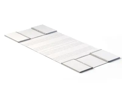 Street Path 6m x 14m Low-poly 3D model