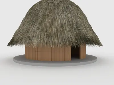 Cabin 3 - House Honai 3D model