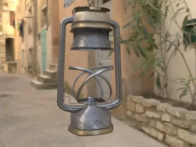 Lantern Low-poly 3D model