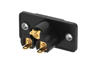 IEC 320 C6 Female 3D model