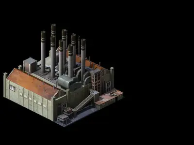 Heterogeneous - Building 10 3D model