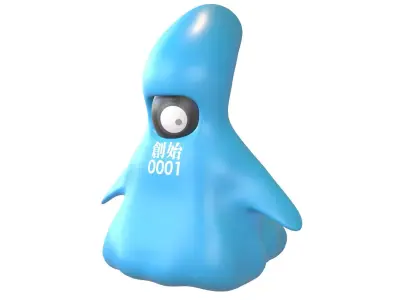 Slime OI v1 0001 Low-poly 3D model