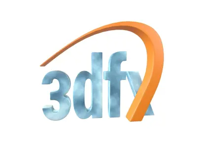 3dfx Logo v1 003 Free low-poly 3D model