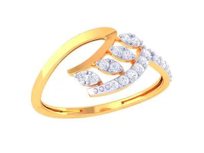  Women Ring MTL 3dm STL OBJ FBX Details 3D print model shop