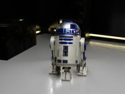 R2D2 Star Wars Droid 3D model