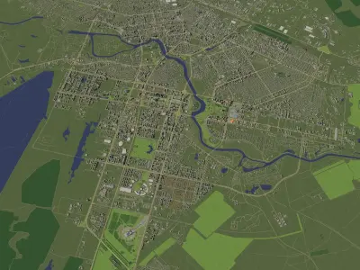 Astana Kazakhstan - city and urban 3D model