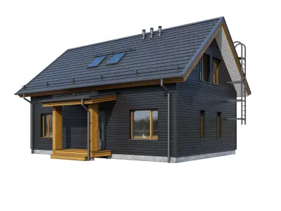 Alpine house Glawdel 3D model