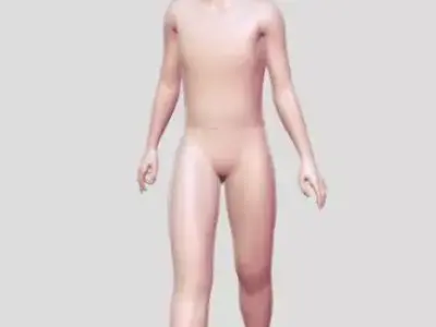 Walking woman statue 3D print model