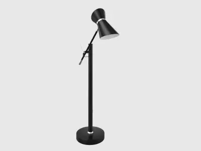 Modern table lamp black 3D model