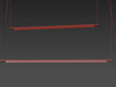 Compendium Led Linear Suspension 3D model