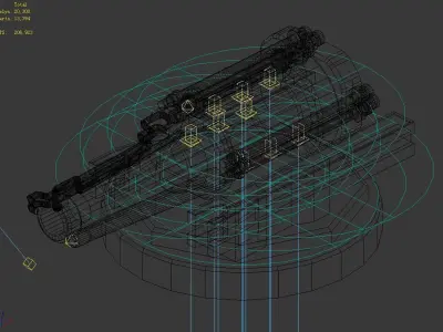 Satellite City Objects - Battery 17 3D model