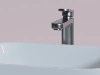 Bath Sink Free 3D model