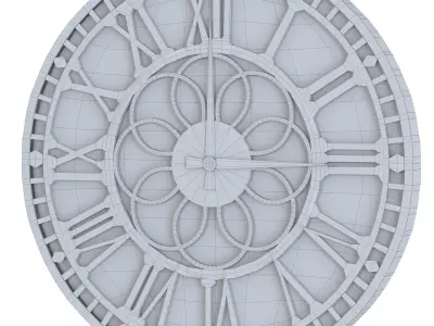 Clocl WAll Home Decor 3D model