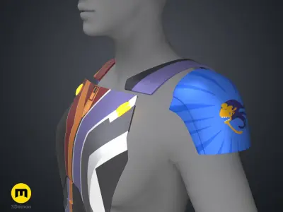 Sabine Wren armor from Ahsoka 3D print model
