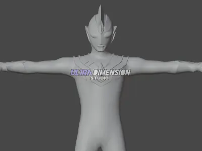 Ultraman Trigger Sky Type - 3D Model 3D model