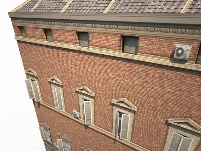 Apartment House 179 Low Poly Low-poly 3D model