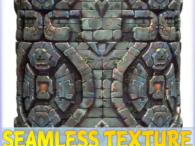 Stylized Wall Seamless Texture Texture 137