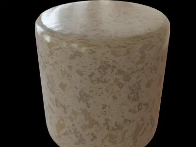 Seamless Procedural Wavy Marble Texture for 3D Materials Texture