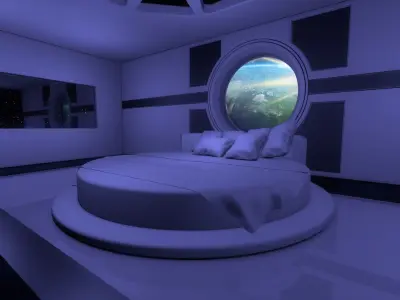 Sci Fi Room 3D model