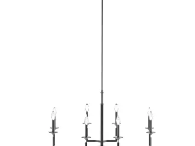 Hamrick Iron Chandelier 3D model