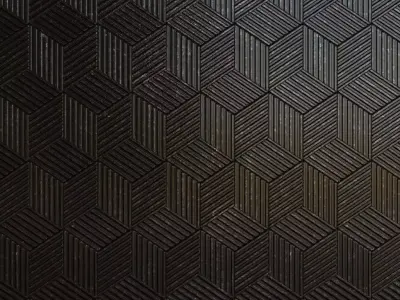 Dark Sci-Fi Panel with X-Braces and Vents PBR SEAMLESS Texture