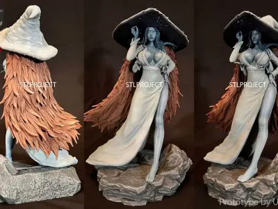Ranni statue of witch 3D print model