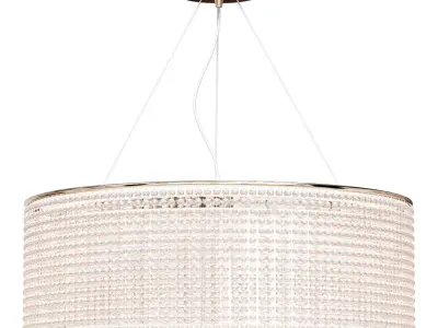 Gioia chandelier with glass pendants 100x45x97 3D model