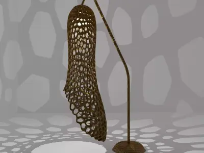 Parametric Floor lamp Free 3D model