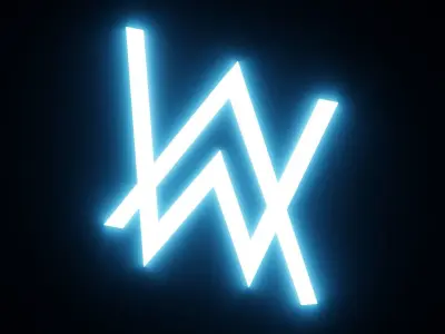 Alan Walker Logo Free 3D model