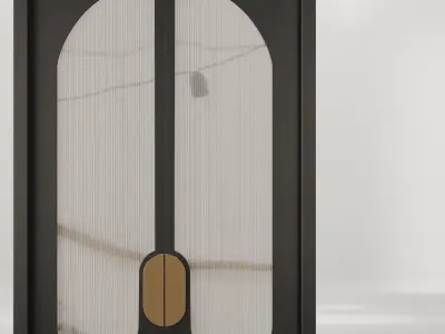 Entrance door set25 3D model