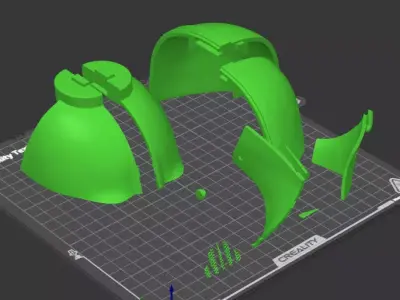 Vader Helmet Winky Fan art cosplay 3D print model