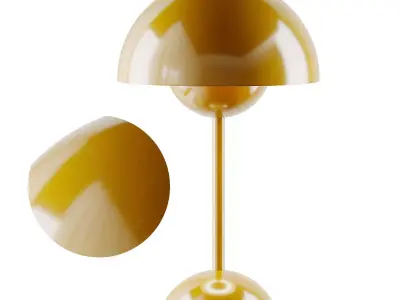 Flowerpot VP9 Verner Panton Table Lamp from  3D model