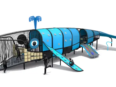 Whale Playground 3D model