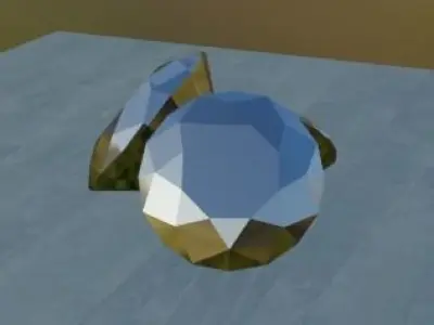 3 diamond shapes 3D print model