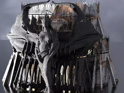 Palace Cathedral Fantasy  3D model