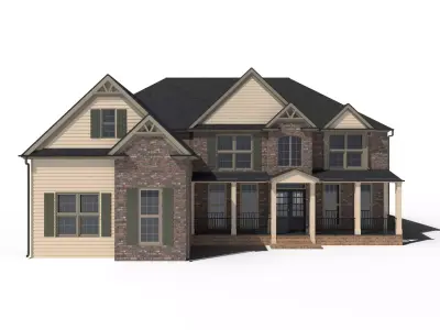 Upper Class Family House 3D model