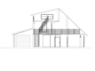 House drawing 3D model