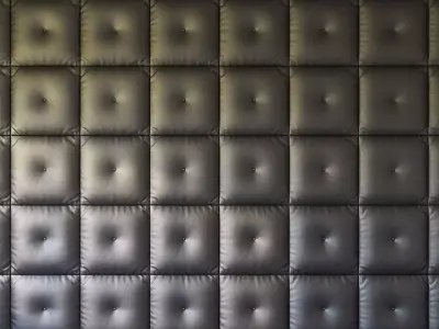 Decorative wall panel black 3D model