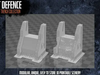 3D Printable Barrier and Shield 3D print model