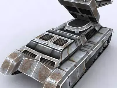 3DRT - Sci-Fi Forces - APC AA 1  Low-poly 3D model