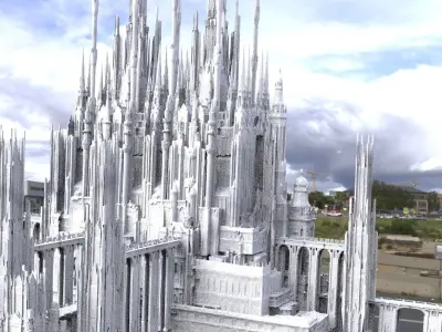 The High palace of Olympus  3D model