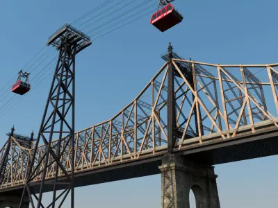 Queensboro Bridge 3D model