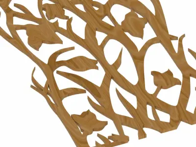 Decorative panel STL 3D model