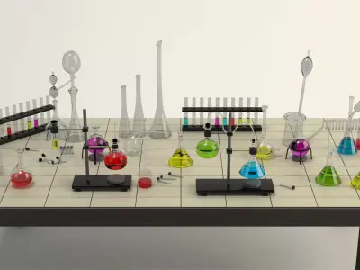 Equipment Chemistry Laboratory 3D model