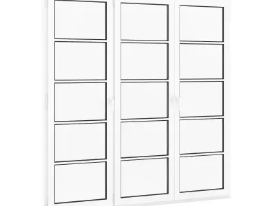 Plastic Window 2570mm x 2400mm 3D model