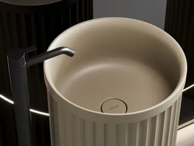 Inbani Heritage Vanity Unit Set 1 3D model